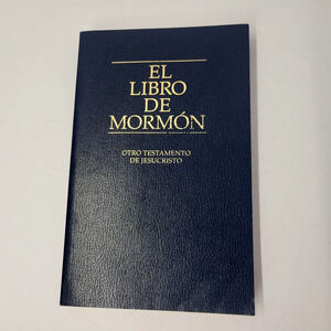 El Libro De Mormón Otro Testamento LDS Church Spanish Blue Softcover PB Book